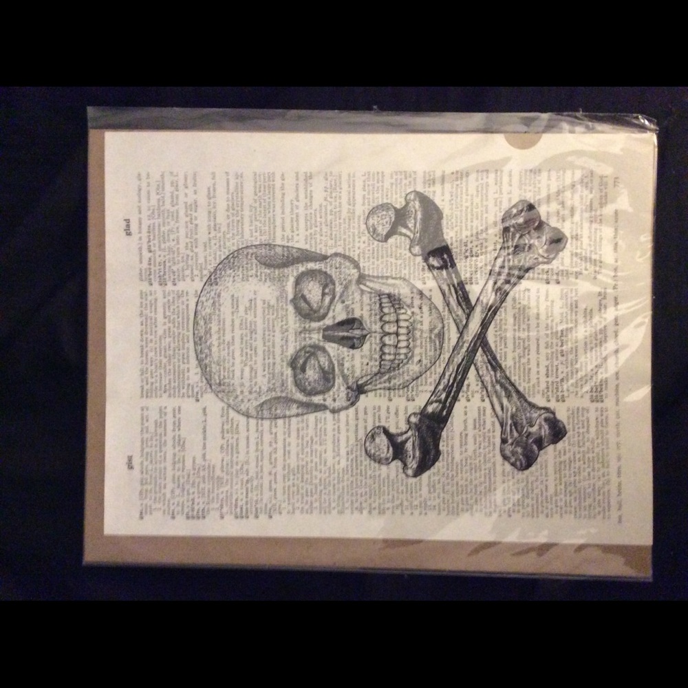 Original crossbones skull print